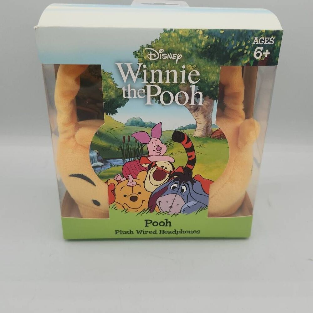 Disney Winnie the Pooh wired plush headphones